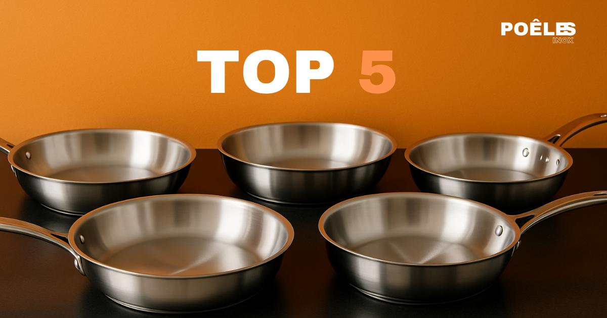 Top 5 des meilleures poêles inox en 2025